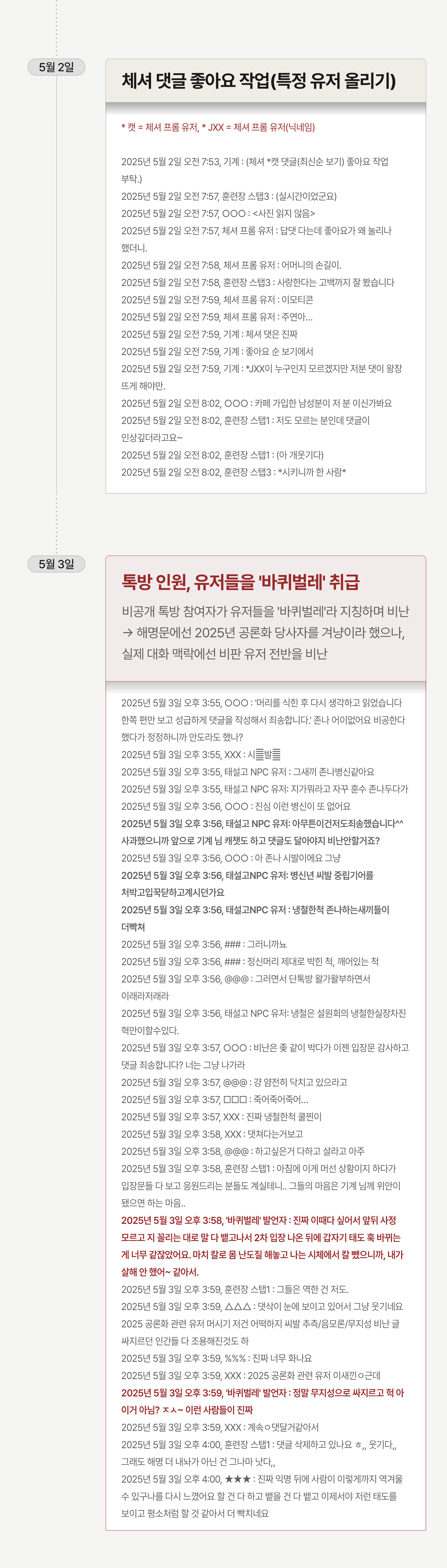 비공개 톡방 타임라인 4